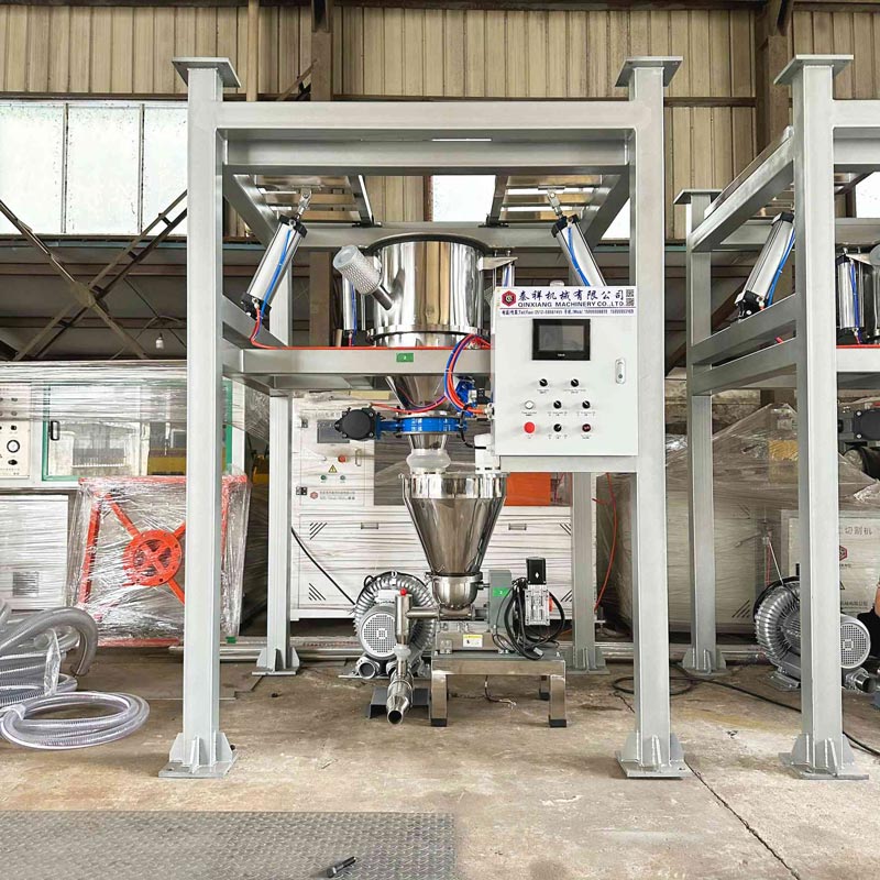 Bulk Bag Unloader with Loss-in-Weight Feeder