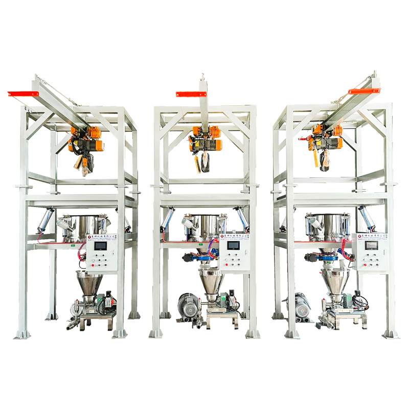 Bulk Bag Unloader with Loss-in-Weight Feeder