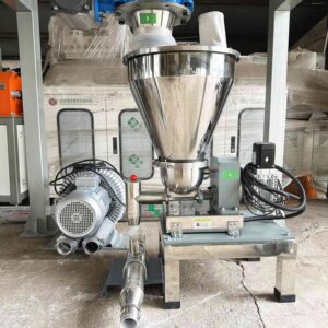 Bulk Bag Unloader with Loss-in-Weight Feeder