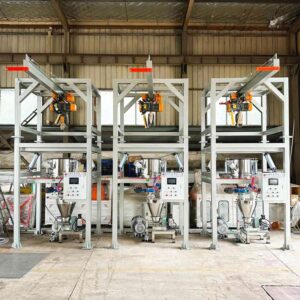 Bulk Bag Unloader with Loss-in-Weight Feeder