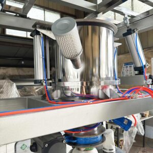Bulk Bag Unloader with Loss-in-Weight Feeder