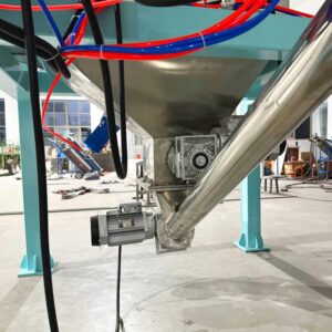 Bulk Bag Unloader with Screw Conveyor Feeder
