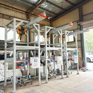 Bulk Bag Unloader with Loss-in-Weight Feeder