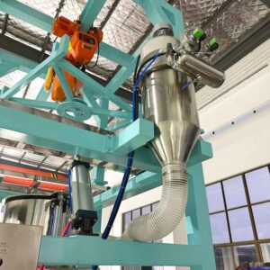 Bulk Bag Unloader with Screw Conveyor Feeder