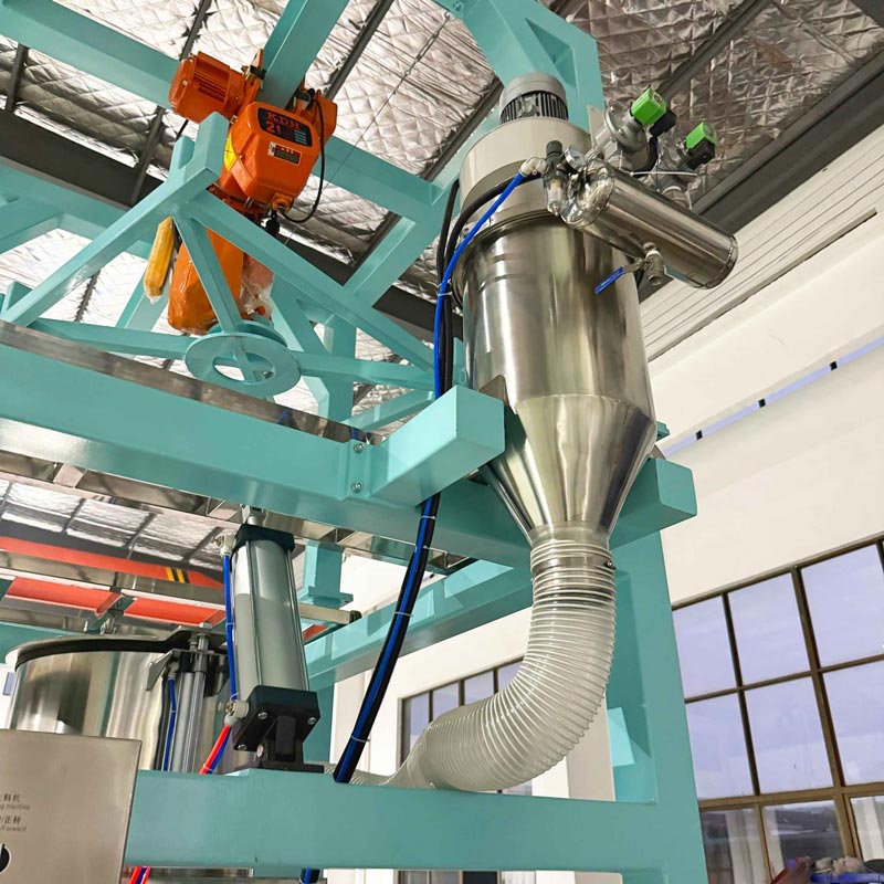 Bulk Bag Unloader with Screw Conveyor Feeder