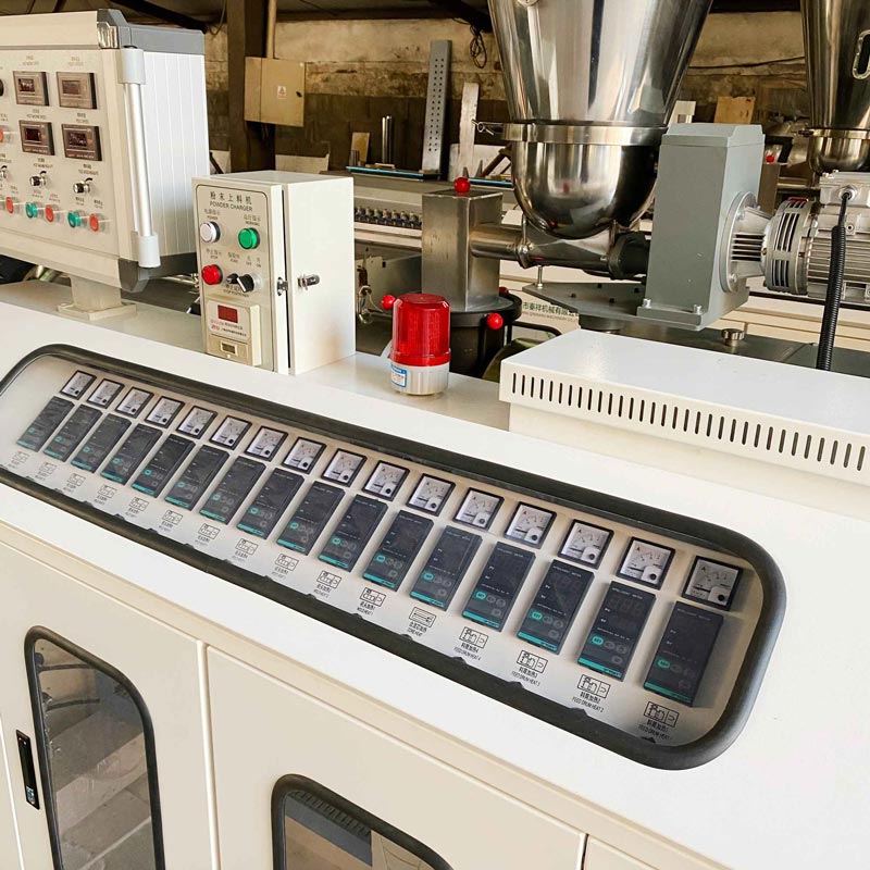 SJSZ65/132 Conical Twin Screw Extruder for PVC Sheet