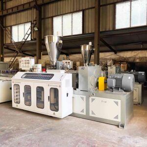 SJSZ65/132 Conical Twin Screw Extruder for PVC Sheet