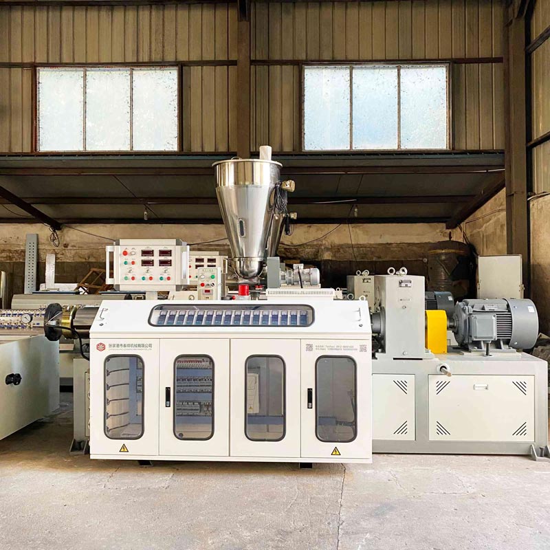 SJSZ65/132 Conical Twin Screw Extruder for PVC Sheet