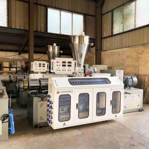 SJSZ65/132 Conical Twin Screw Extruder for PVC Sheet