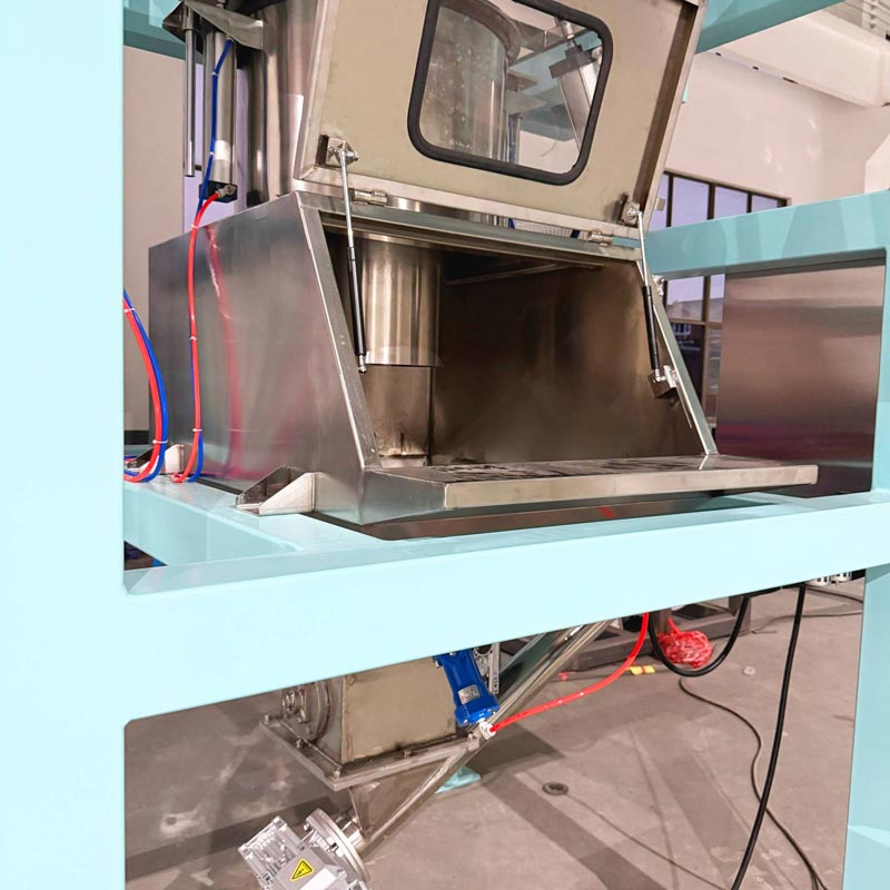 Bulk Bag Unloader with Screw Conveyor Feeder