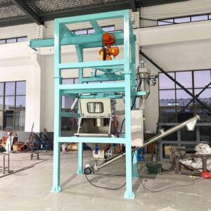 Bulk Bag Unloader with Screw Conveyor Feeder