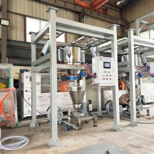 Bulk Bag Unloader with Loss-in-Weight Feeder