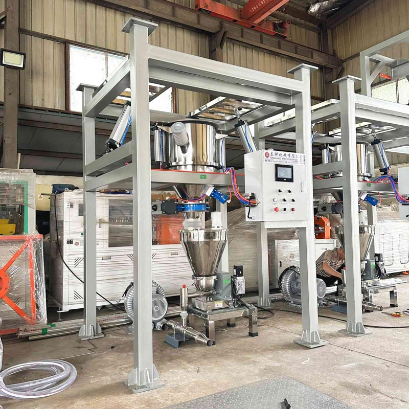 Bulk Bag Unloader with Loss-in-Weight Feeder