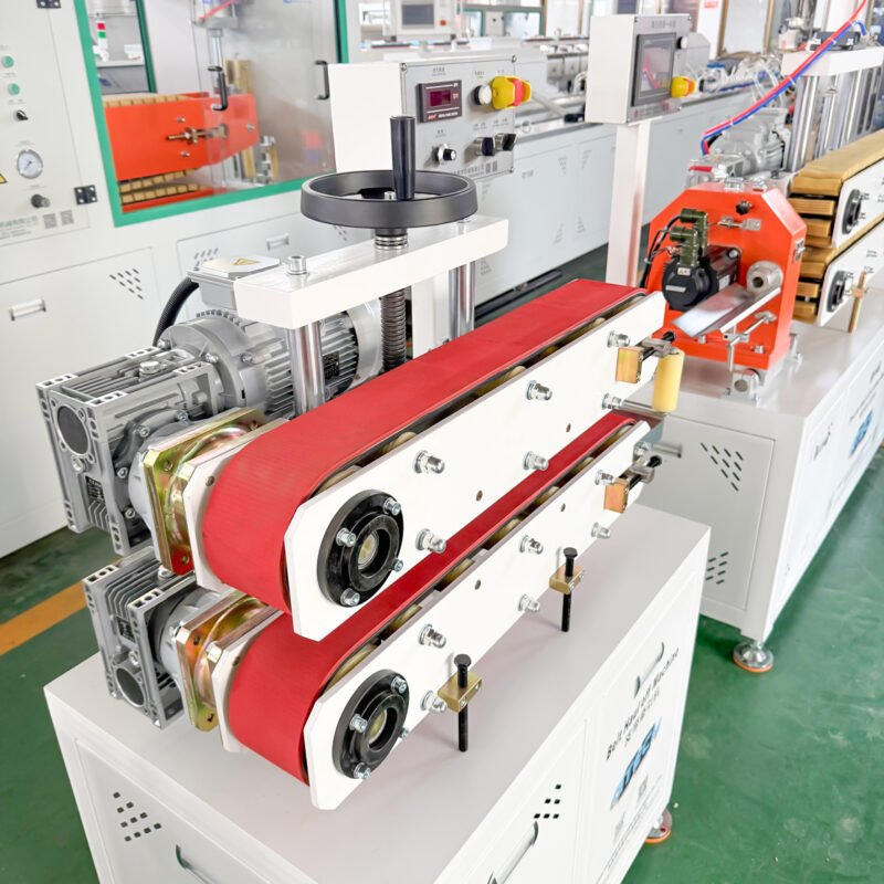 Compact Belt Haul‑Off for Small Pipes and Profiles