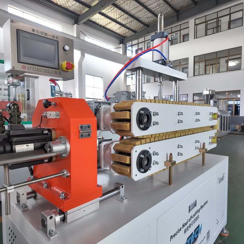 Compact Belt Haul‑Off for Small Pipes and Profiles