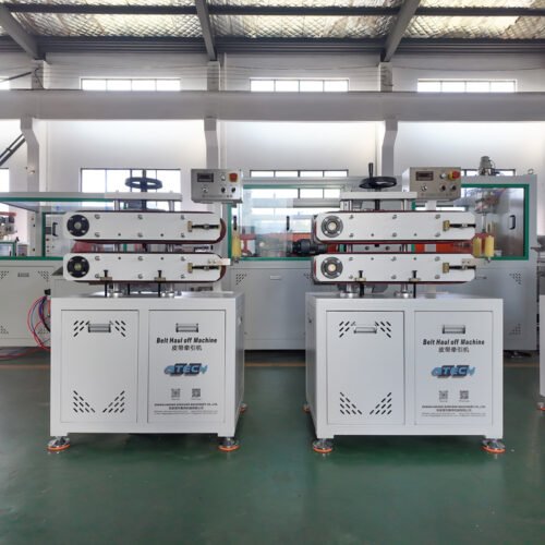 Compact Belt Haul‑Off for Small Pipes and Profiles