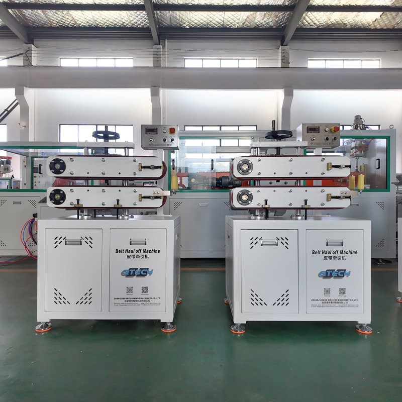 Compact Belt Haul‑Off for Small Pipes and Profiles