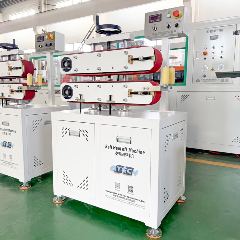 Compact Belt Haul‑Off for Small Pipes and Profiles