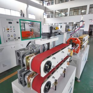 Compact Belt Haul‑Off for Small Pipes and Profiles