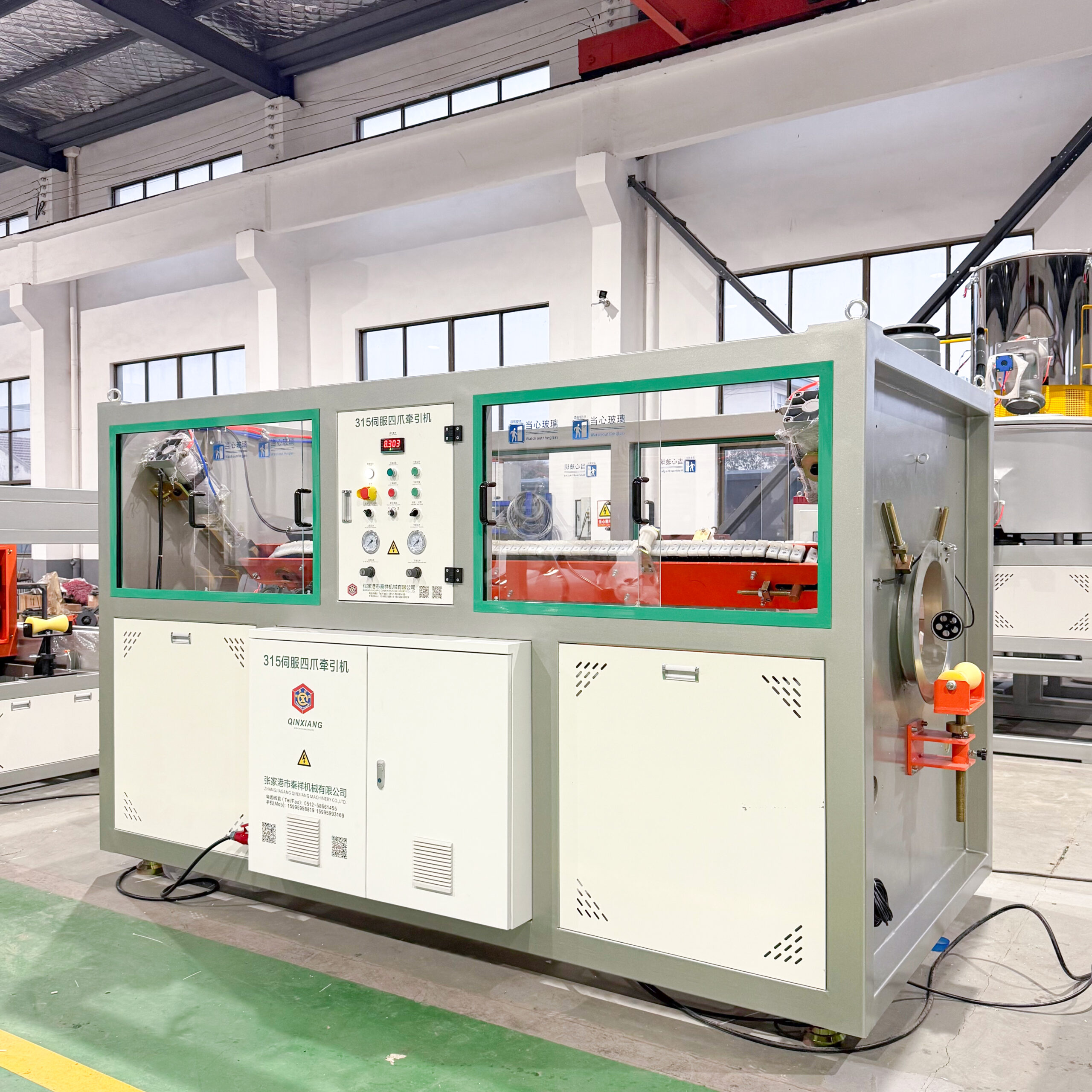 haul off machine for PVC pipe extrusion line