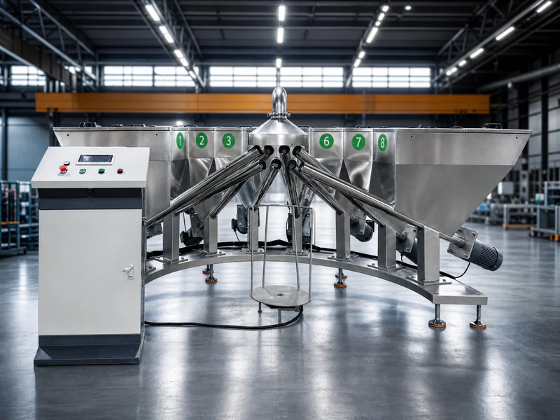 PVC automatic batching system with powder additives