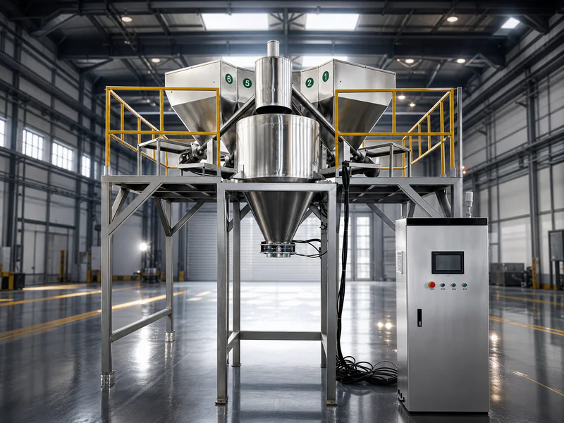 Micro ingredient precision weighing system for low ratio additives