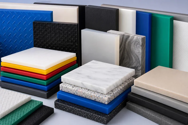 PE and PP thick board used in industrial fabrication and chemical equipment