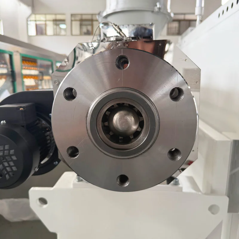 Existing extrusion line ready for a matched extruder