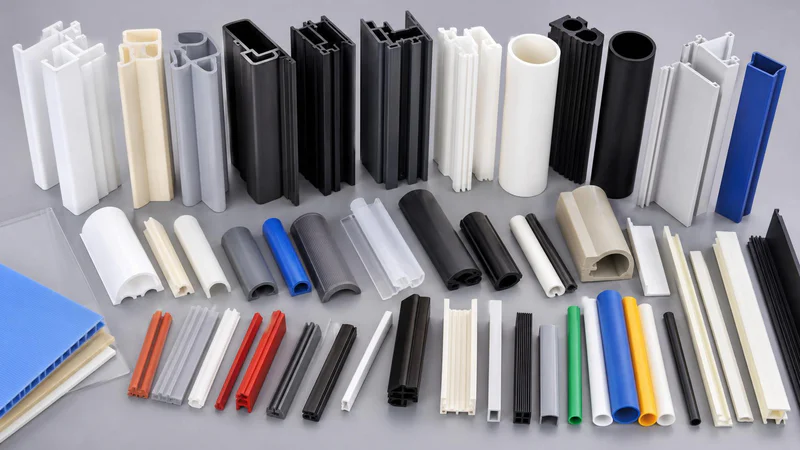 Custom plastic profile extrusion from drawing