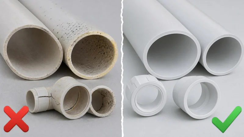 PVC pipe surface quality inspection