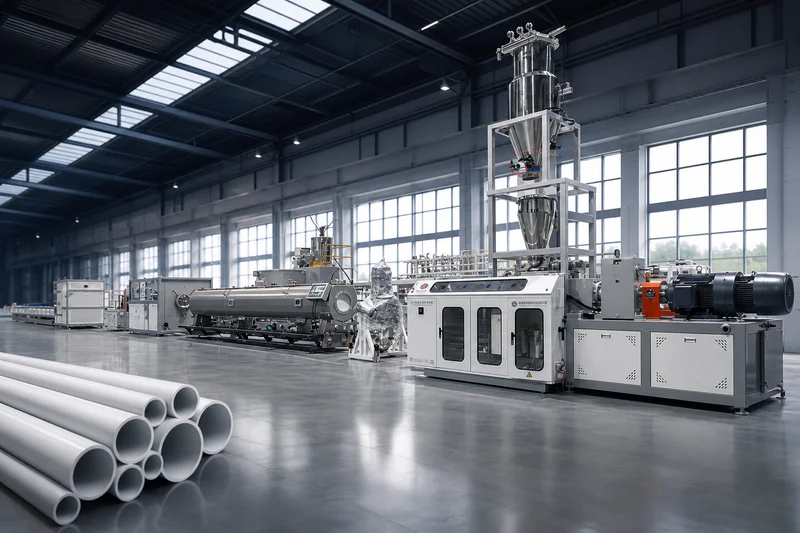 PVC drainage and conduit pipe extrusion