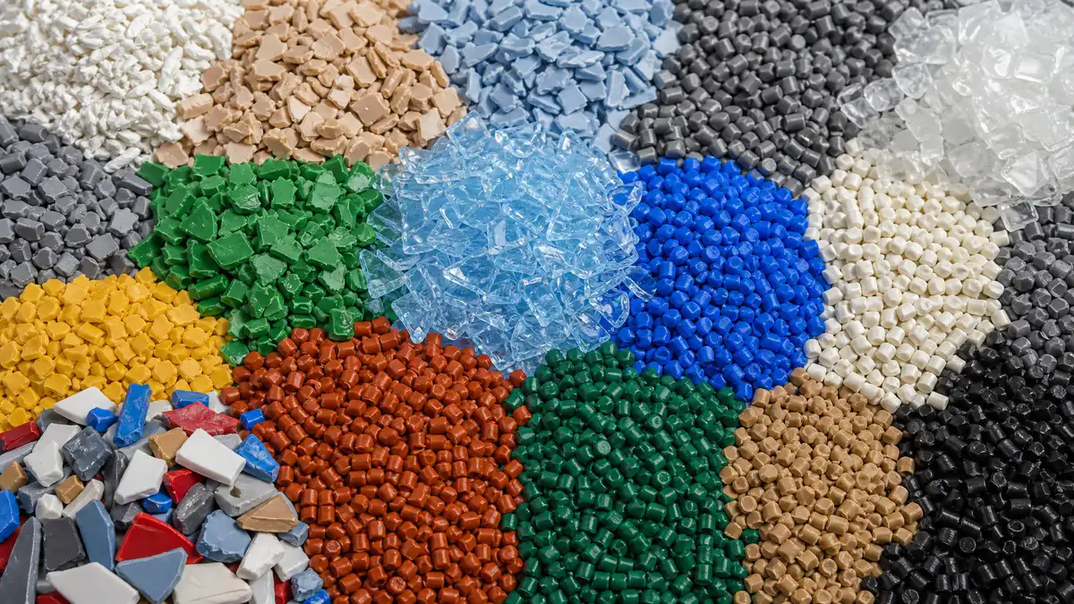 PVC regrind and compound material prepared for pelletizing