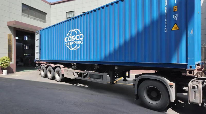 Export packing of extrusion equipment