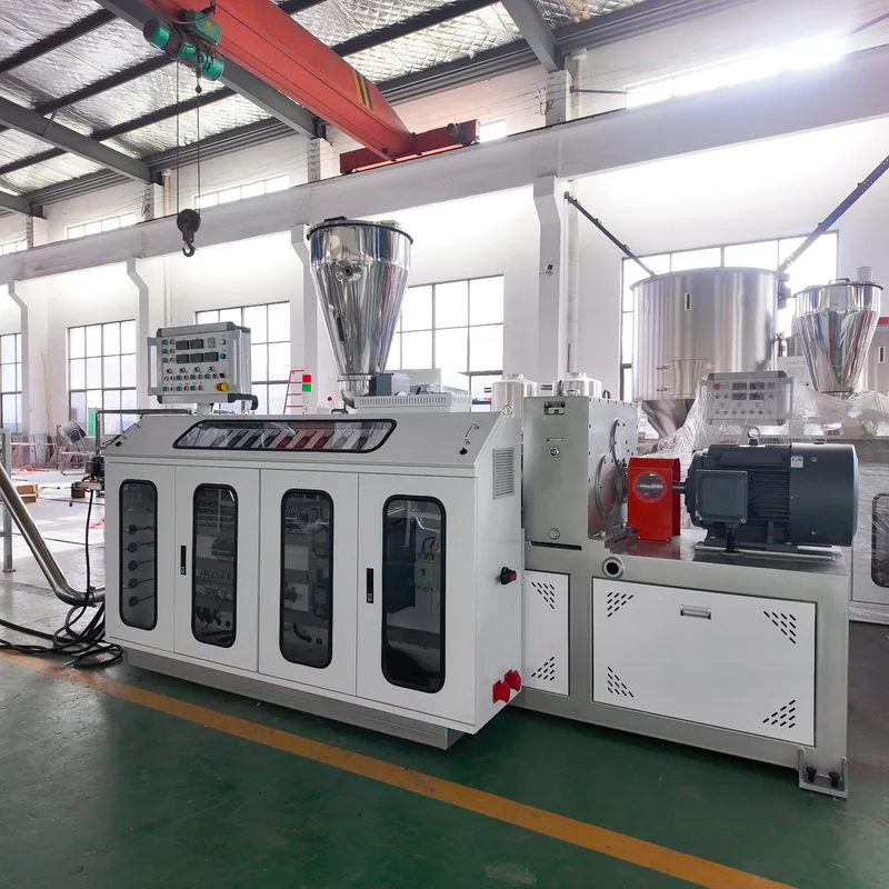 Twin-Screw extruder for PVC Pelletizing extrusion line