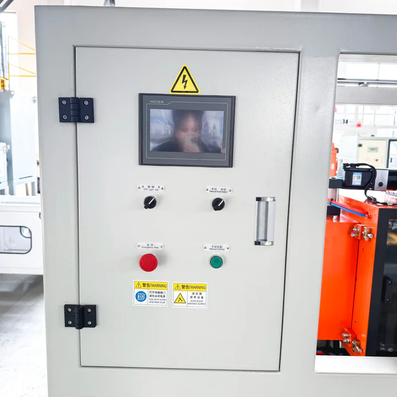 Plastic extrusion machine for PPR pipe extrusion line with cutting machine and touch screen