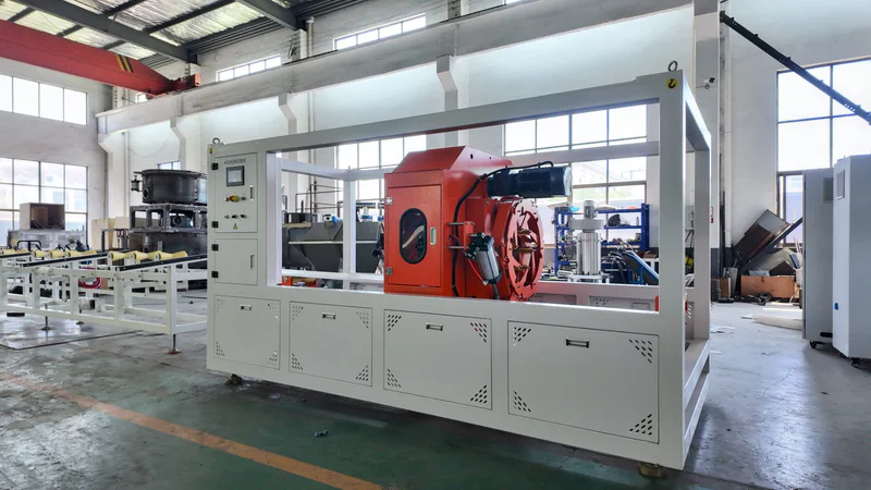 cutting machine for PPH pipe extrusion line