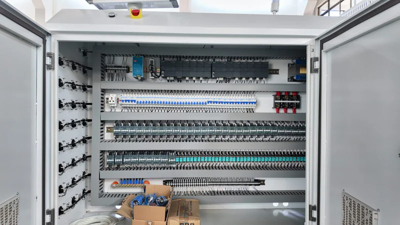 Electrical box of plastic extrusion machine for PPH pipe extrusion line