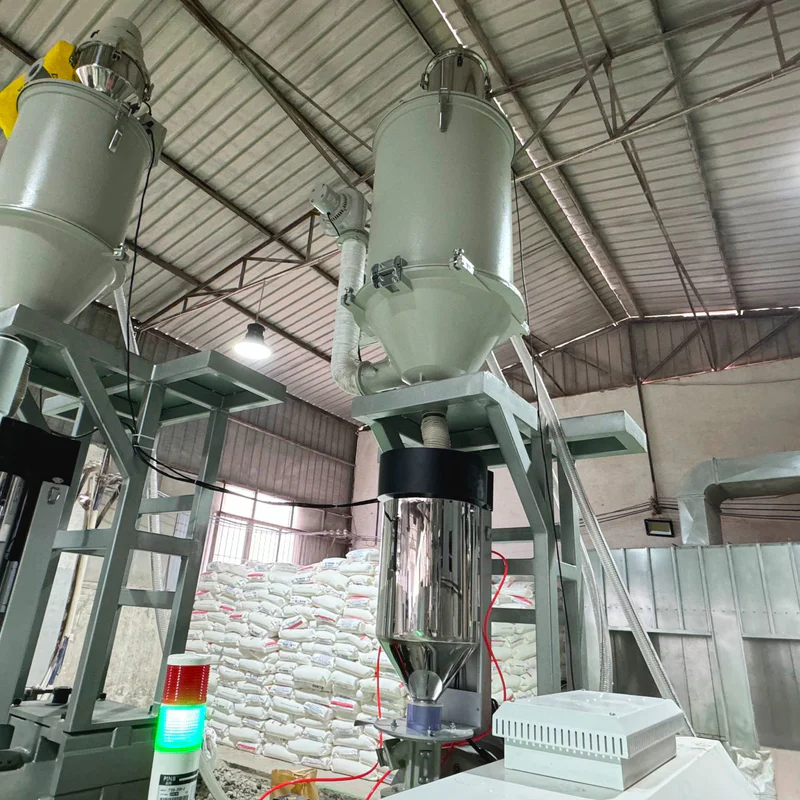 Plastic extrusion machine for HDPE pipe production with automatic feeding and drying system in showroom