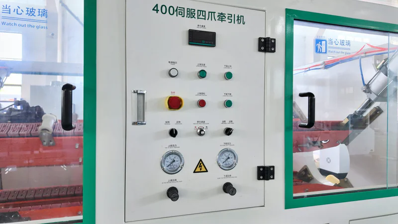 Operation panel of haul off machine for PPH pipe extrusion line