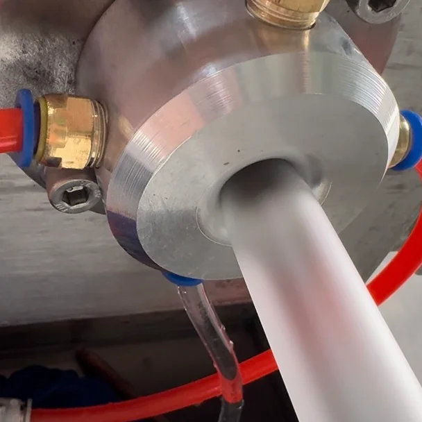PE tube extrusion line die