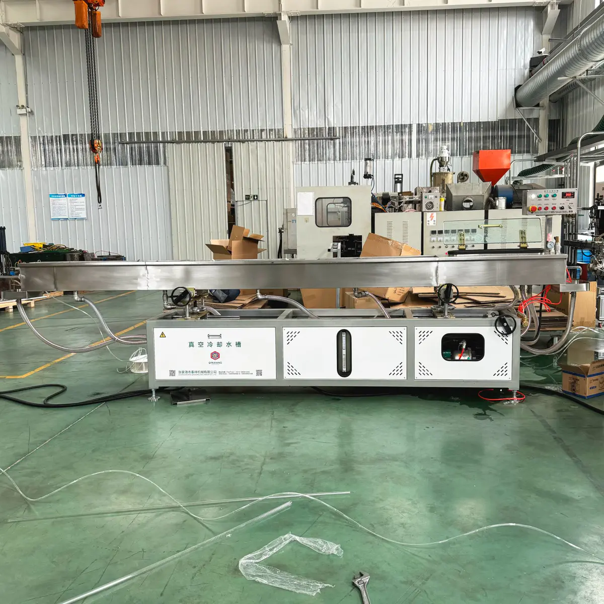vacuum calibration tank for PETG pipe extrusion line