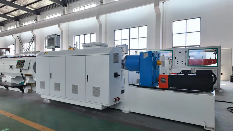 SJ90-38 single screw extruder for PPH pipe extrusion line