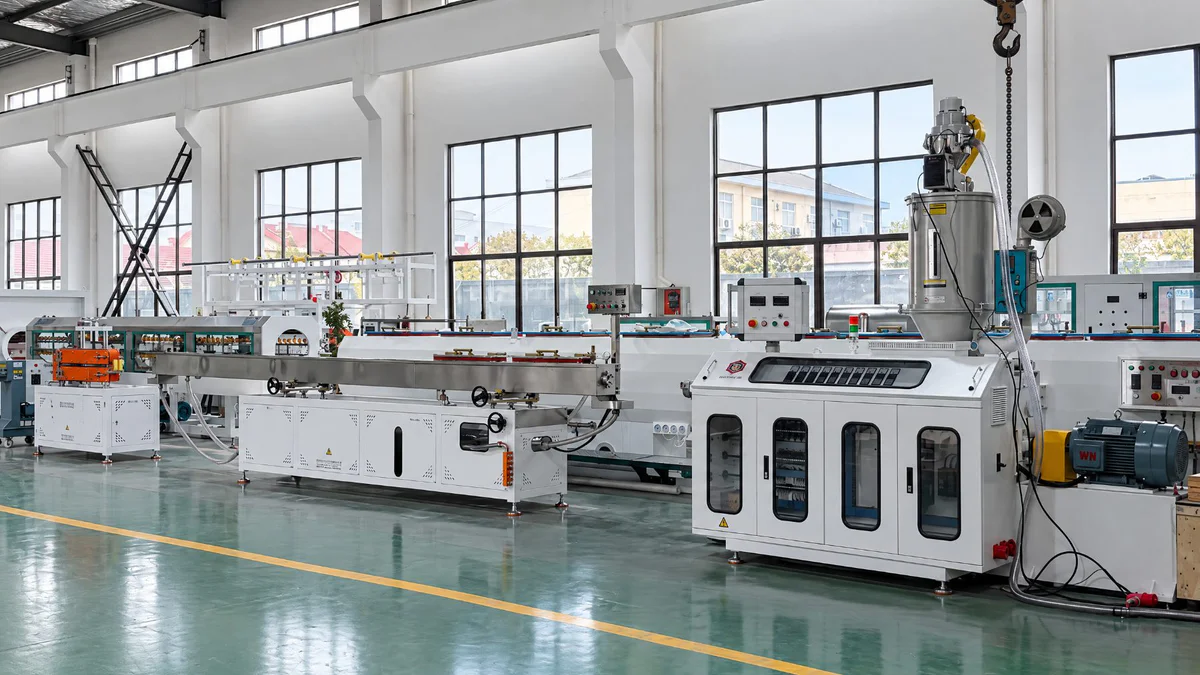 Flexible hose and soft tube production