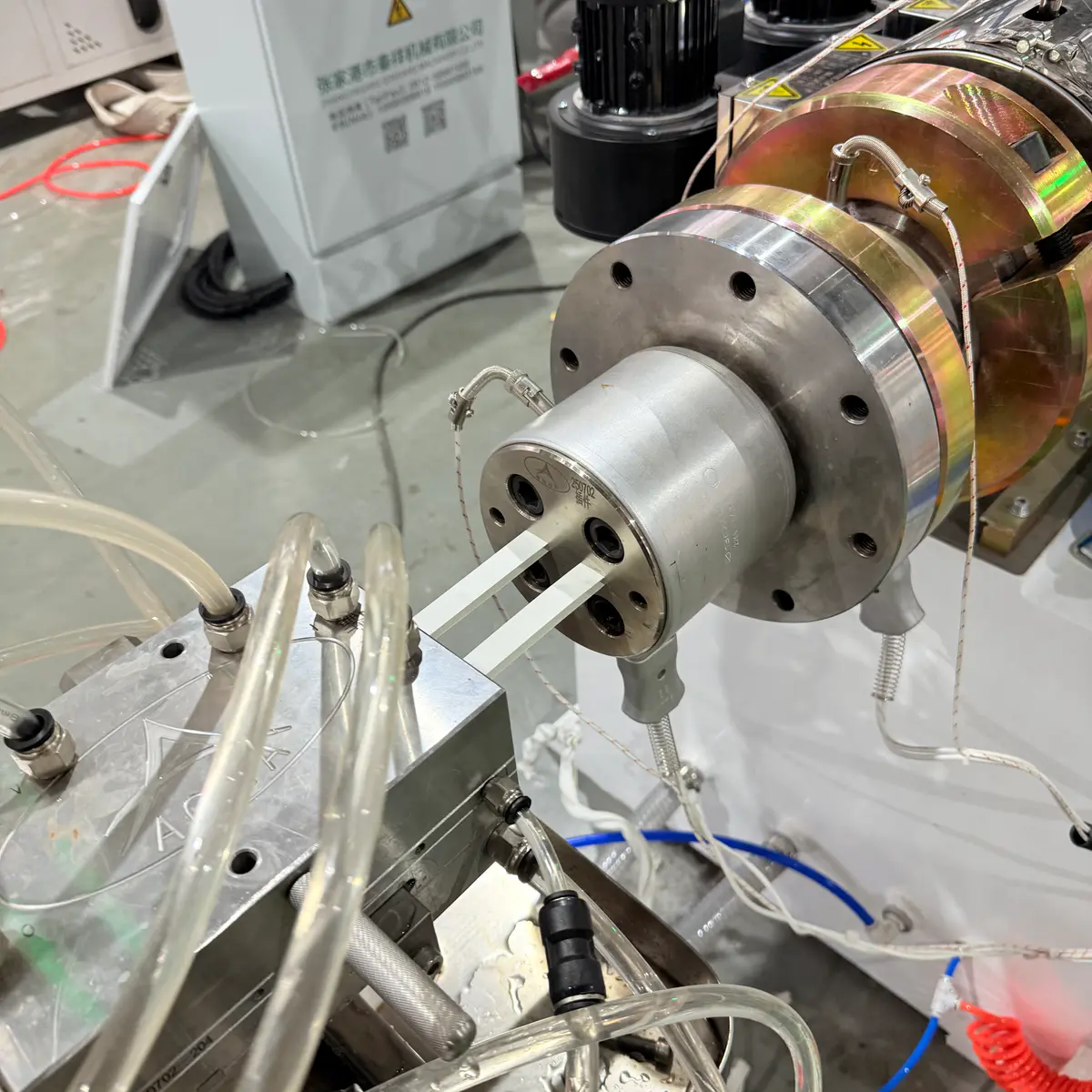 What is a PVC decorative profile extrusion line?
