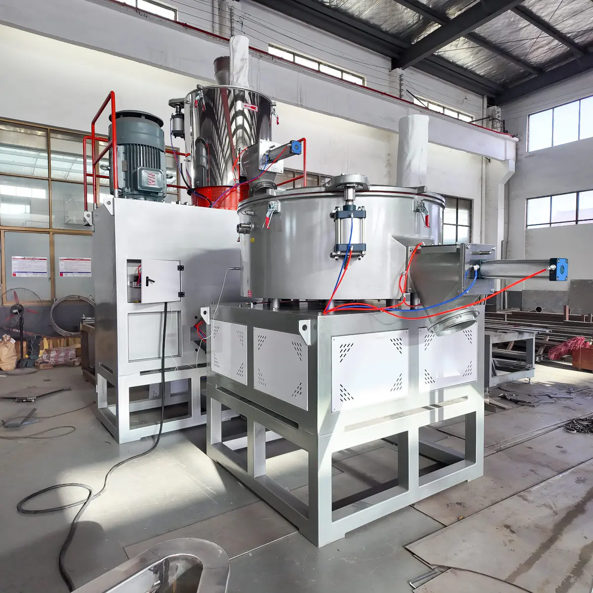 SRL-Z300/600 High-Speed Heating and Cooling Mixer for PVC compounding pelletizing line