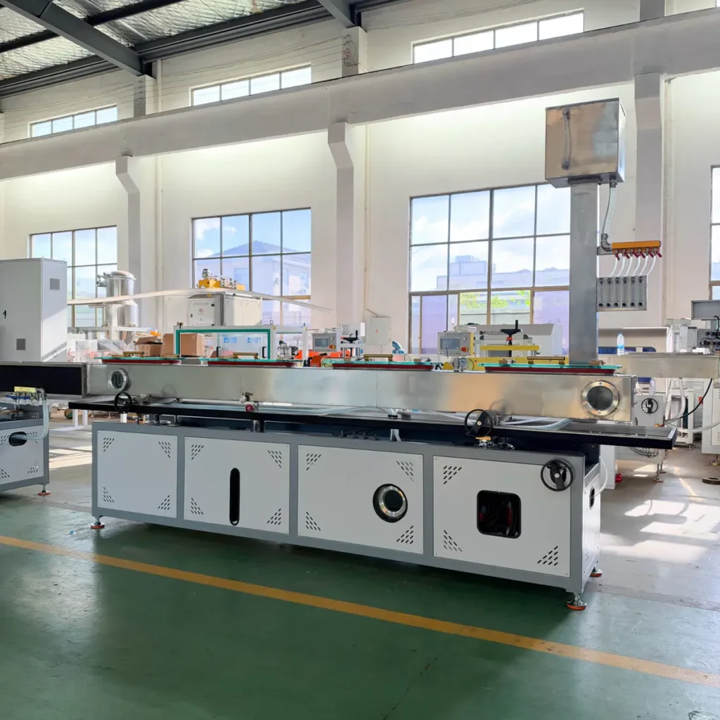 Stainless steel vacuum cooling tank for nylon tube production in plastic extrusion line